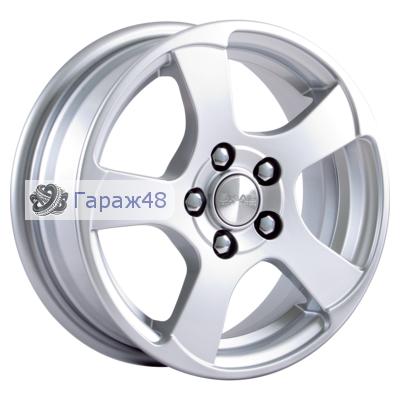 Skad Akula R16 / 6J PCD 4x100 ET 50 ЦО 60.1 Литые Серебристый