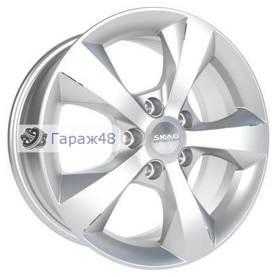 Skad Kioln R16 / 7J PCD 5x108 ET 50 ЦО 63.4 Литые Серебристый