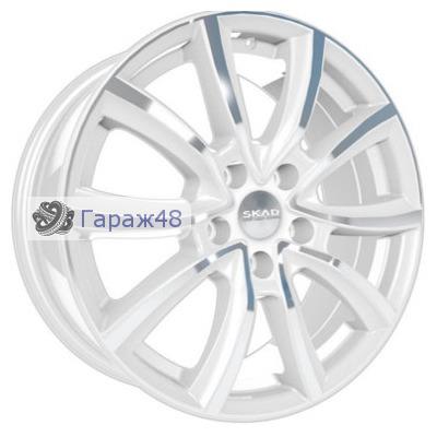 Skad Ontario R17 / 7J PCD 5x114.3 ET 41 ЦО 67.1 Литые Белый глянцевый с полированной лицевой поверхностью