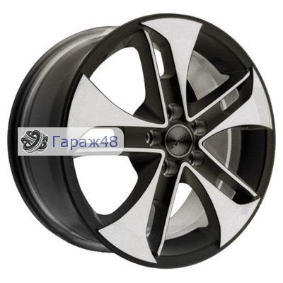 Skad Venecia R16 / 6.5J PCD 5x114.3 ET 45 ЦО 67.1 Литые Черный глянцевый с полированной лицевой поверхностью