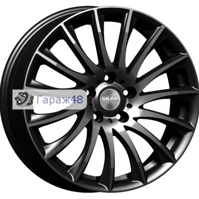 Skad Valencia R18 / 7J PCD 5x114.3 ET 40 ЦО 67.1 Литые Черный глянцевый с полированной лицевой поверхностью